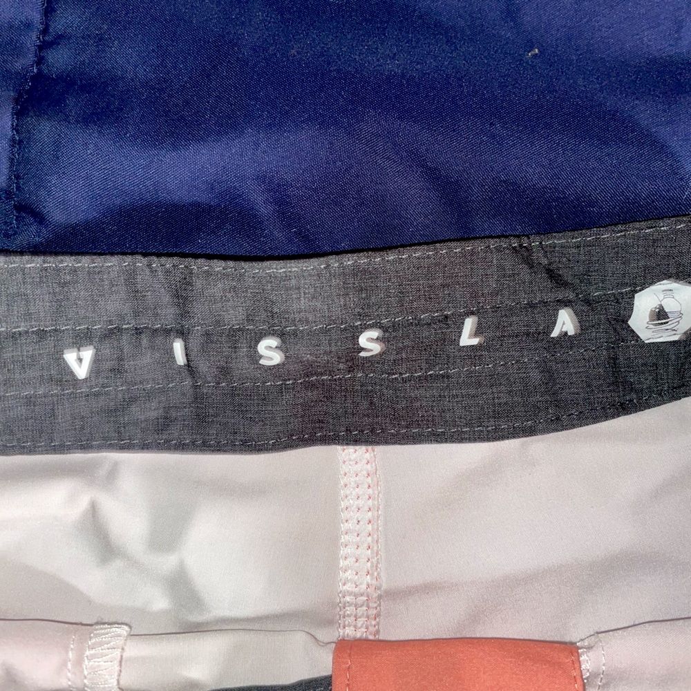 Vissla hybrid swim/everyday shorts, coral colored, size 28